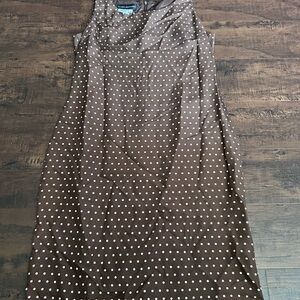 Donna Morgan 2 piece 100% Silk Polka Dot Dress - Size 10